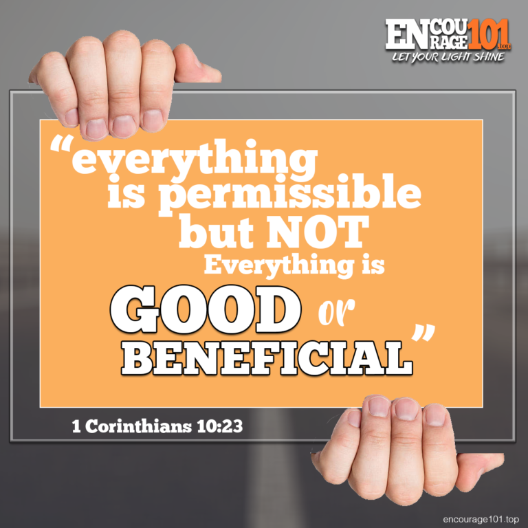 everything-is-good-but-not-everything-is-beneficial-arise-sister